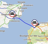 Eurotunnel Folkestone to Calais trains