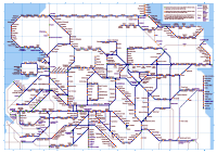 Northern Rail National Rail Route Map